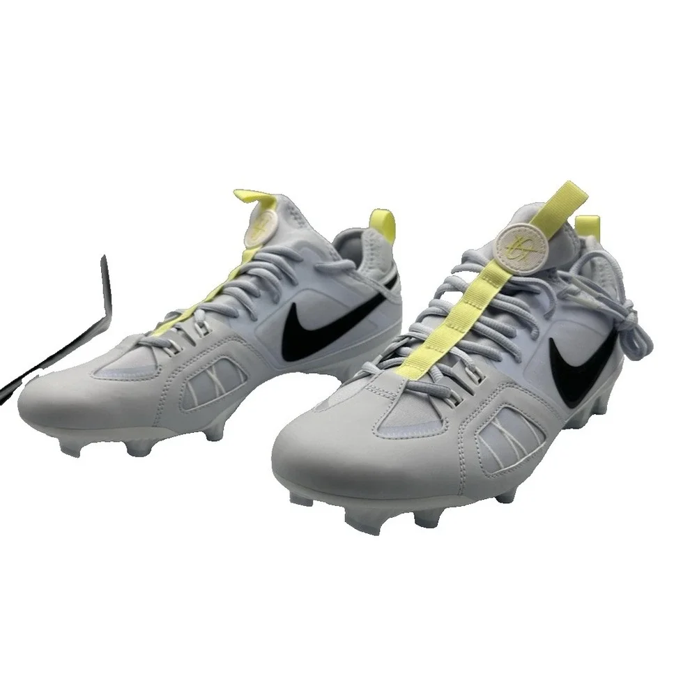 Nike Huarache 9 Varsity LAX SE Lacrosse Cleats Luminous FZ3620-001 Mens size 8.5